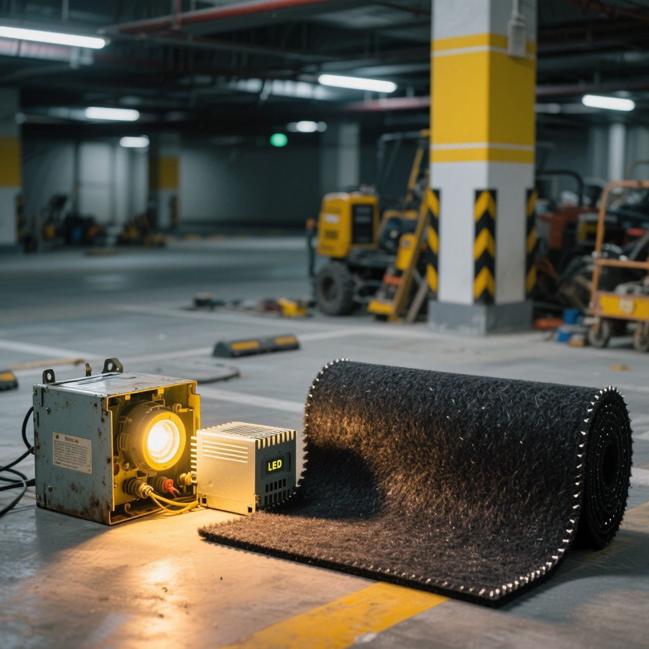 黑色预氧丝阻燃毛毡 LED电源散热基材 耐高温防火隔热垫