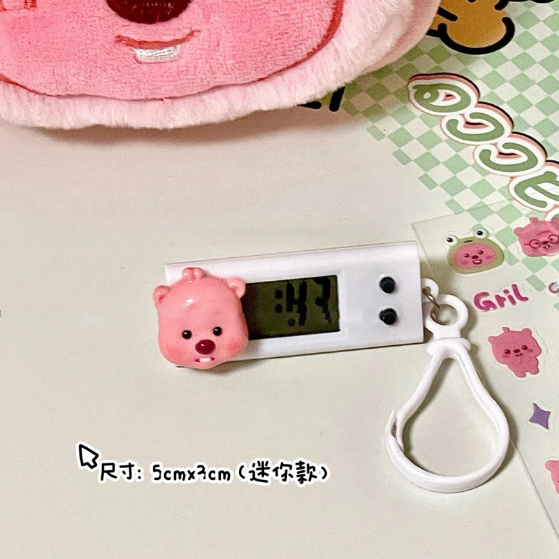 新型のパチャ犬のミニ掛け時計携帯型学生のミニ電子時計の仕事の学習試験のスケジュールは静音です。|undefined