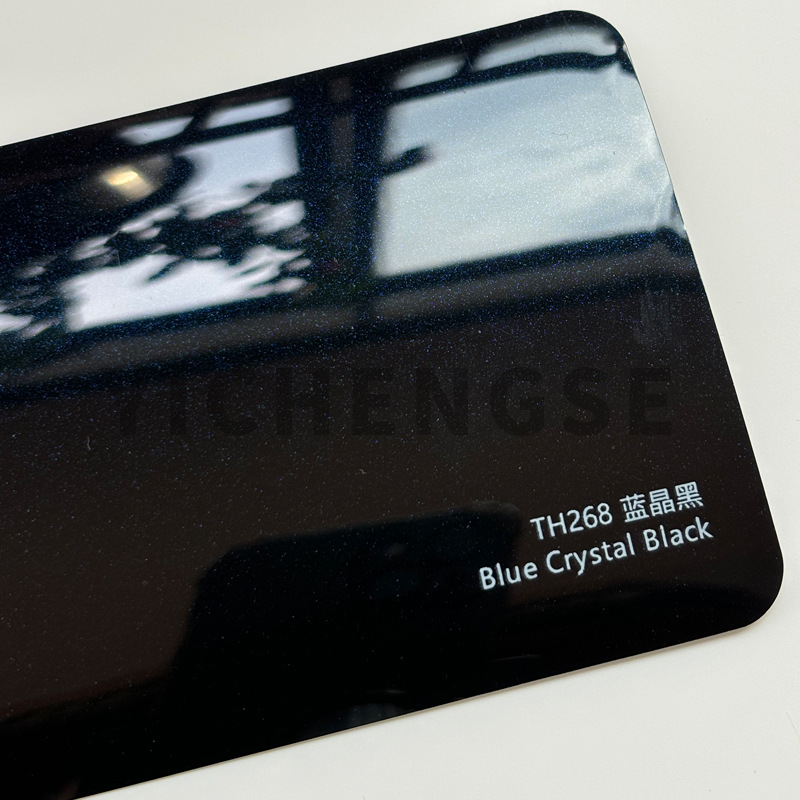 Paint Protection Film | Yichengse Car paint protective film - tpu-car-wrap-blue-crystal-black-15215-metersroll