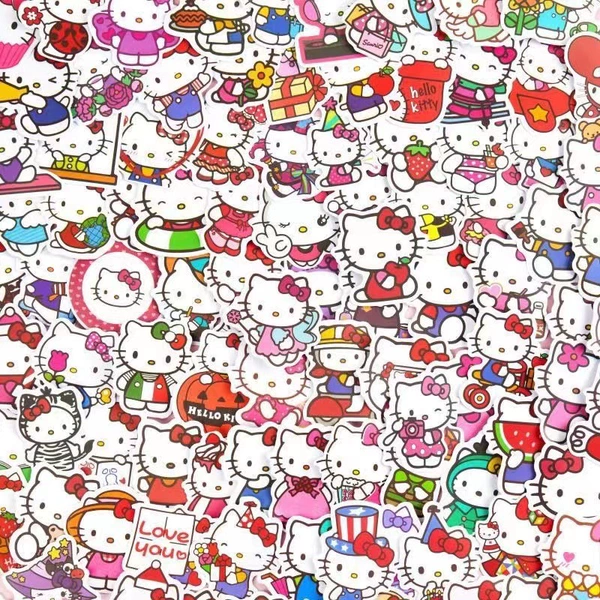 KT cat 100 sheets (waterproof stickers)