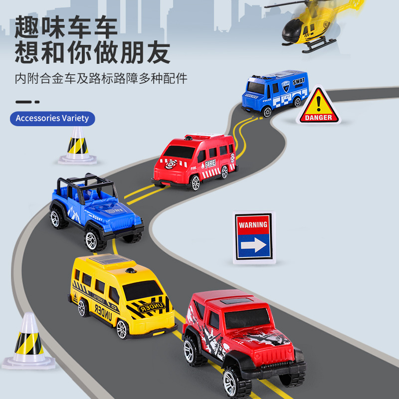 Día DE LOS NIÑOS juguete camión contenedor escena tema rompecabezas iluminación música educación temprana conocimiento del tráfico cognitiva regalo