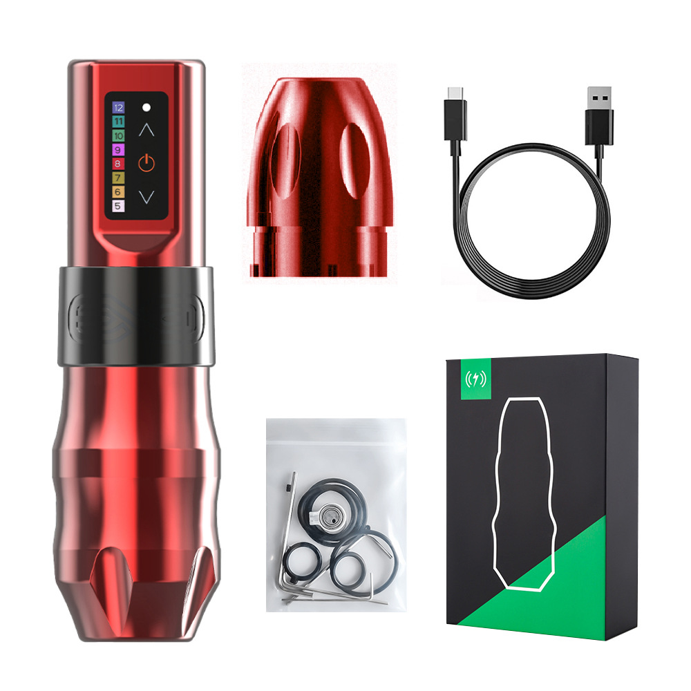 Ambición magia Teng carga inalámbrica tatuaje pluma integrada colección universal tatuaje bordado herramientas de belleza suministros