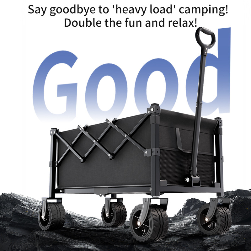 Cross-border Outdoor Children's Camping New Model For Gatherings, Stall Cart, Foldable Small Cart_voghion.com