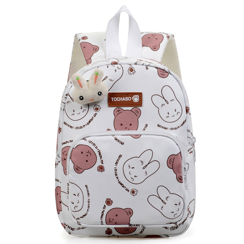 Cute conejo mochila de niñas preescolar mochila de escolares nueva mochila de niños de dibujos animados