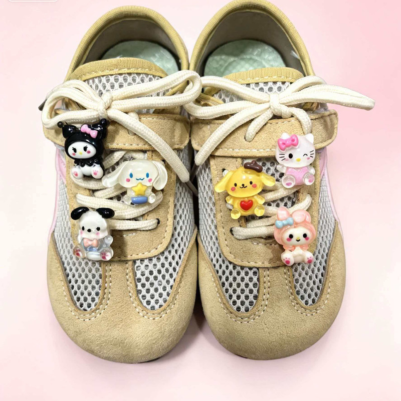 Kuromi Cartoon Melody Shoe Buckle Sanrio Series DIY Shoe Decoration Buckle Detachable Shoe Flower Clip