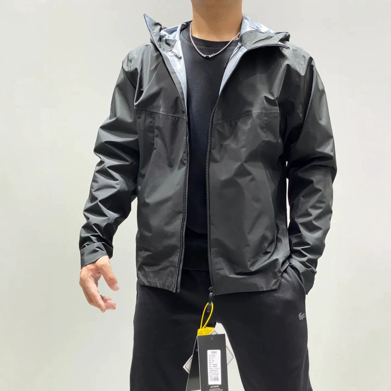 Autumn hard shell jacket, fashionable business outdoor laminated jacket, men's windproof and waterproof casual hooded jacket 7483 Autumn hard shell jacket, fashionable business outdoor laminated jacket, men's windproof and waterproof casual hooded jacket 7483