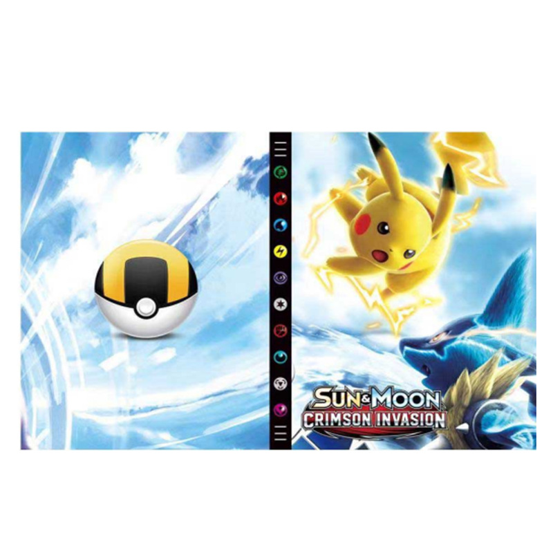 실버 그레이 라이트닝 픽업 카드북 [432장 수납 가능]