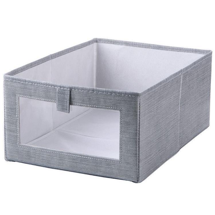 Japanese-Style Simple Lidless Storage Box Non-Woven Fabric Clothing and Miscellaneous Organizer Home Storage Box Storage Box Factory