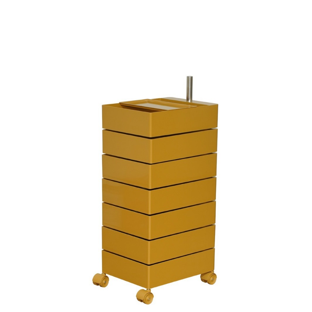 Gabinete de almacenamiento giratorio, mesera de cama móvil, armario lateral, armario nórdico simple, armario de cosméticos de red, armario de cosméticos