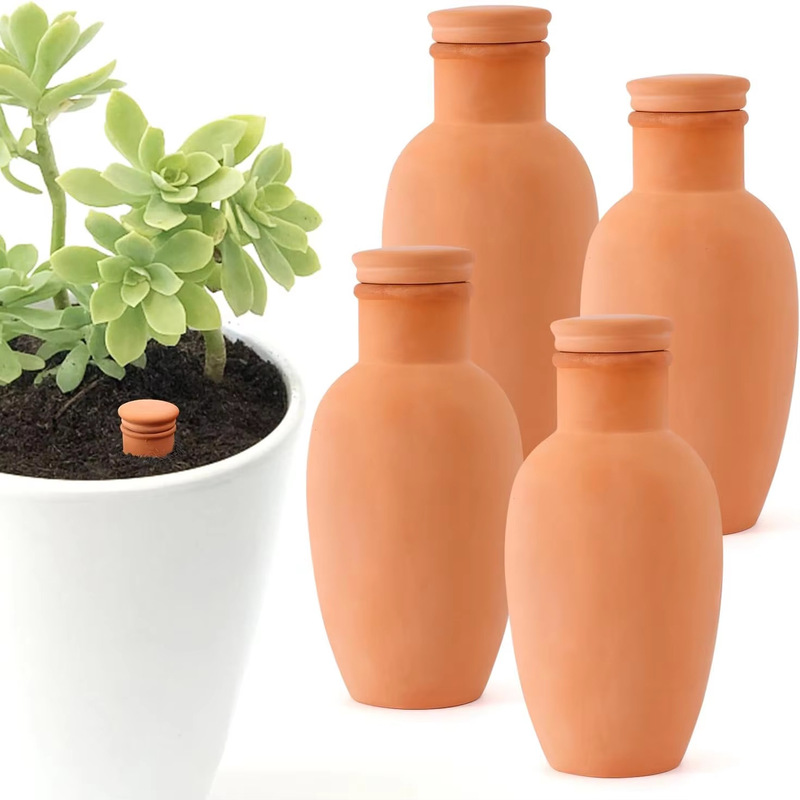 Factory Direct Sales of Personalized Ceramic Drip Irrigation Devices, Automatic Lazy Watering Tools, Garden Watering Devices, Water Seepage Devices, Cross-Border Clay Pots