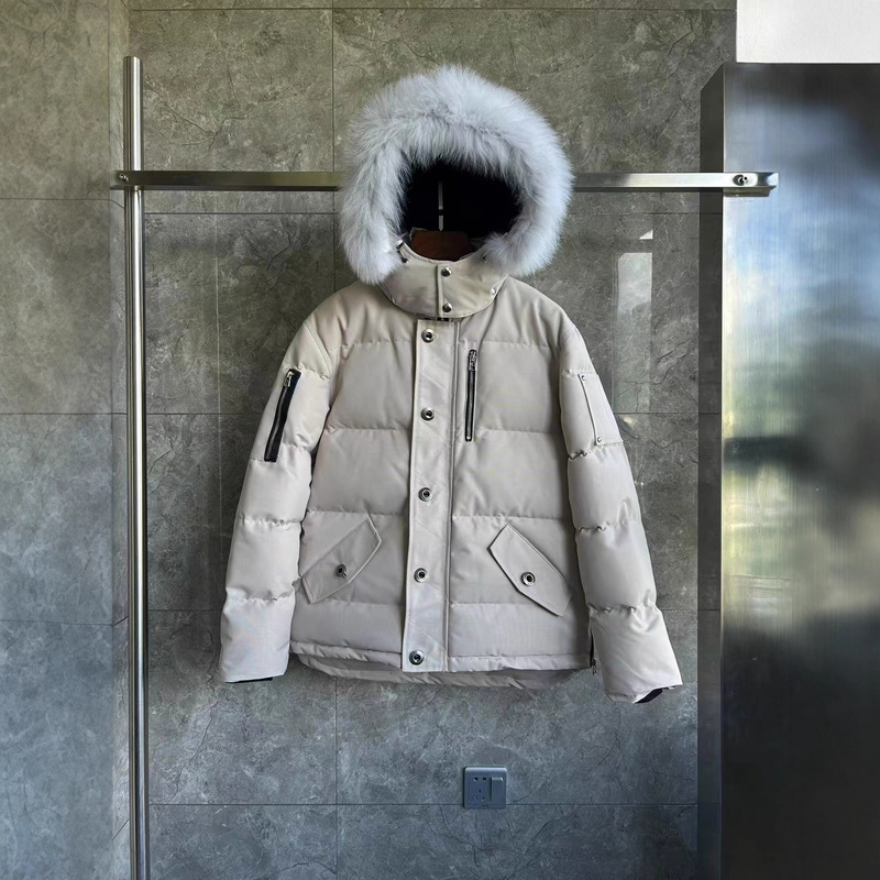 Moose down Jacket 3Q Small Scissors down Jacket 06 Men's Winter Fox Fur Collar Warm