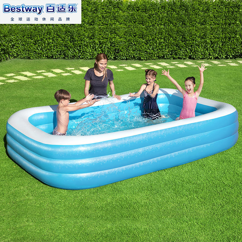 Bestway 54009 Children's Inflatable Swimming Pool Household Baby Infant Ocean Ball Pool Heightening Thickening