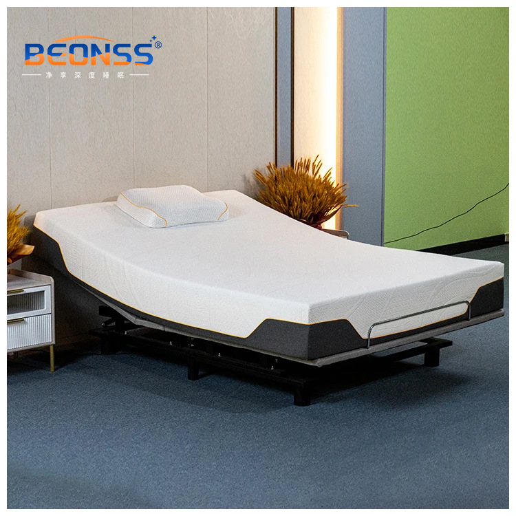 Single bed mattress, 25CM memory foam mattress, boxed, medium solid green