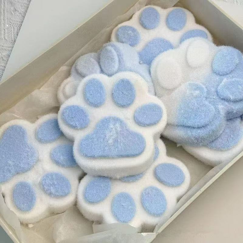 Pata de gato de sal marina Pellizca Le Xiaohongshu El mismo estilo Artezo de descompresión de barro Juguete de garra de gato Garra de gato de cristal Pellizca