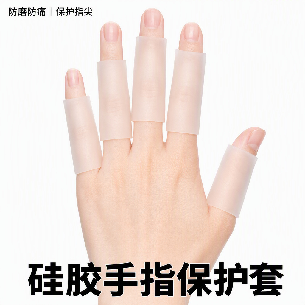 Silicone finger protector to prevent dryness and cracking, moisturizing finger sleeve, thickened to prevent wear and finger injuries, pain-relief thumb sleeve factory