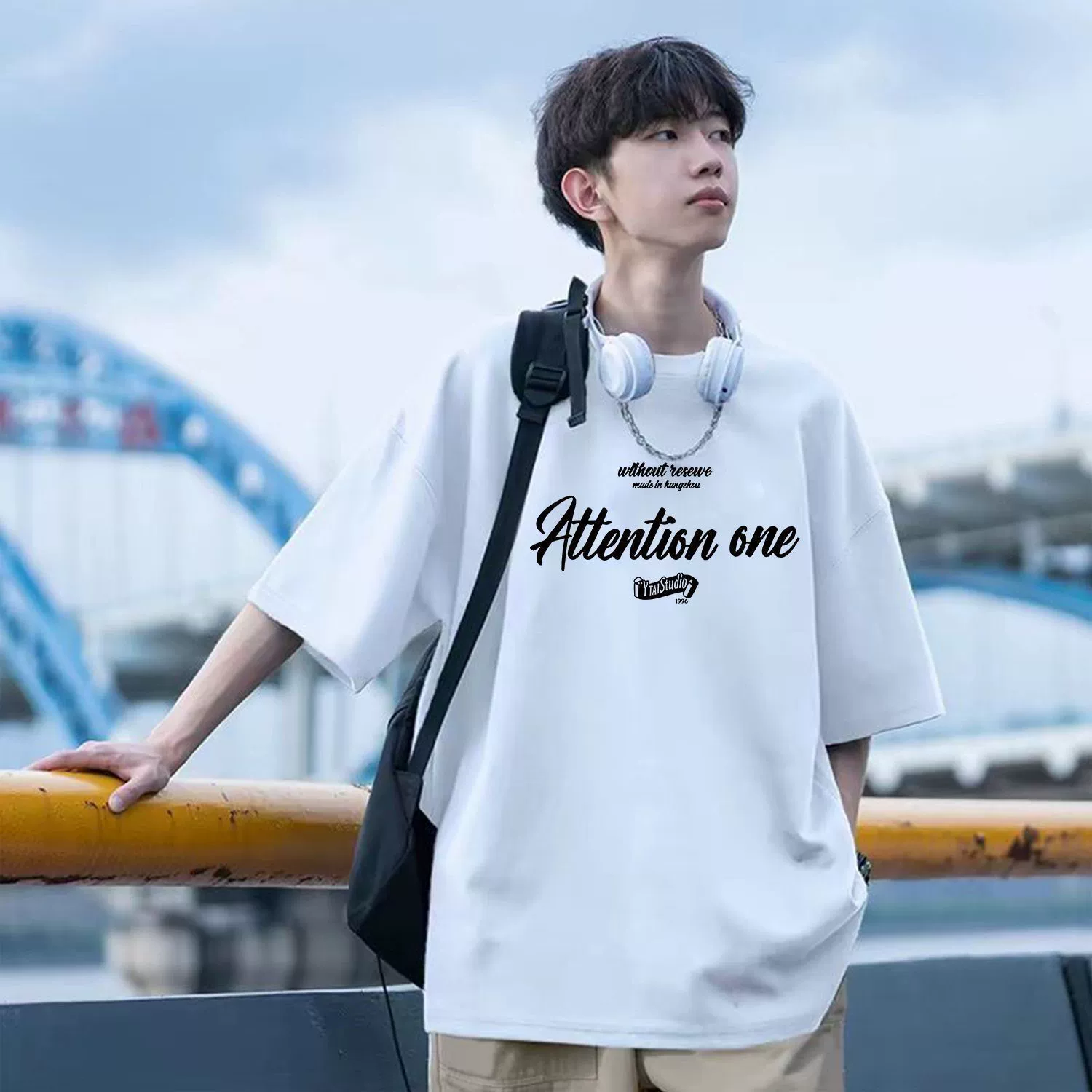 Источник производителя Летняя футболка с короткими рукавами для мужчин новый прилив