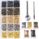 900 sets of boxed double-sided rivet buckle tool belt double-sided flat fixed round cap nail luggage hardware accessories