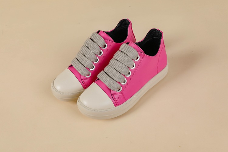 2024 Cross border women's shoes thick shoelaces personalized trendy shoes candy colored women's shoes couple sneakers_voghion.com
