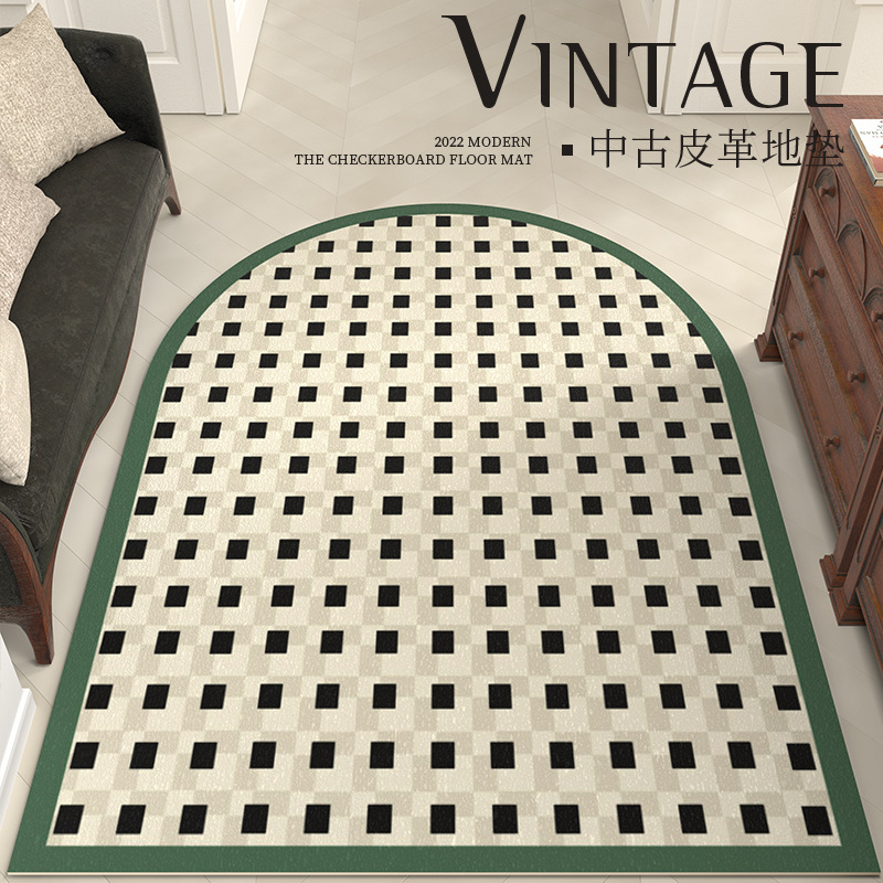 Leather Floor Mat Entrance Door Mat Entrance Door Mat Door Waterproof Foot Mat pvc Entrance Non-Slip Entrance Carpet Household