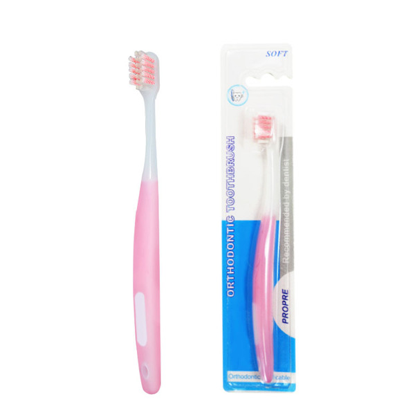Orthodontic toothbrush small head concave braces for orthodontic…