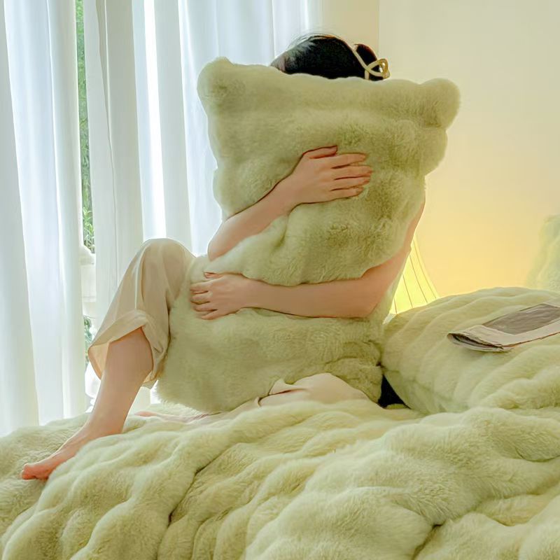 La leche de camisa de almohada cubierta de almohada de una sola cubierta de almohada de invierno hogar de gran tamaño agregado núcleo de almohada cubierta de revestimiento interior