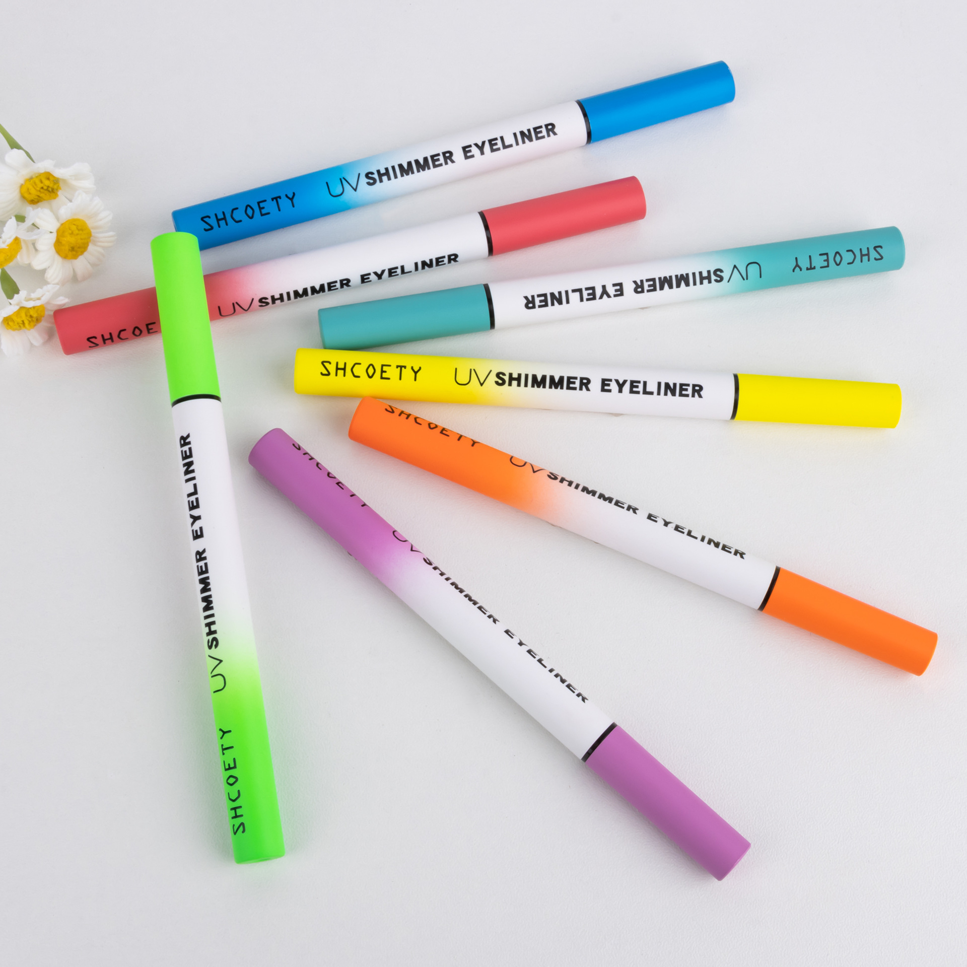 SHCOETY colored fluorescent pearlescent eyeliner Pen, fine sparkling eyeliner liquid pen, face painting, waterproof and sweat-proof undefined