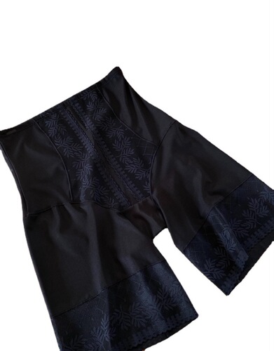 Slimming Ultra-Thin Ice-Skin Leggings with Extended Straight Lace Safety Leggings High-Waist Women's Ice Film Air Flexible Shaping Pants