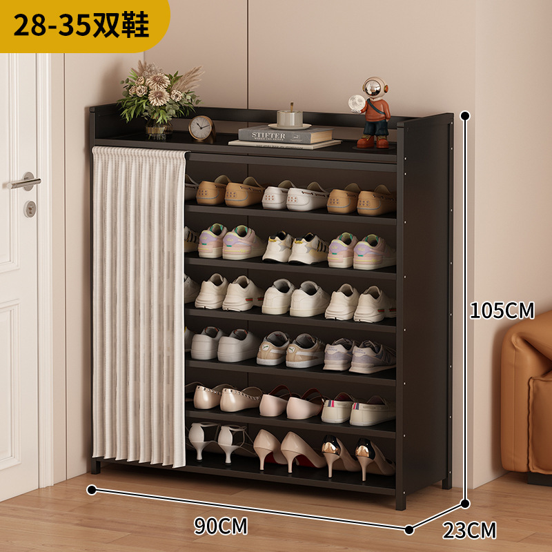 免安装鞋柜玄关入户门多层鞋架家用客厅储物收纳架简易落地置物架|undefined