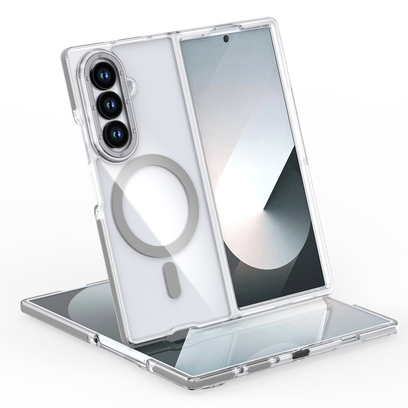 跨境适用三星Z Fold7折叠透明磁吸手机壳GalaxyZ Flip7防摔保护套|undefined