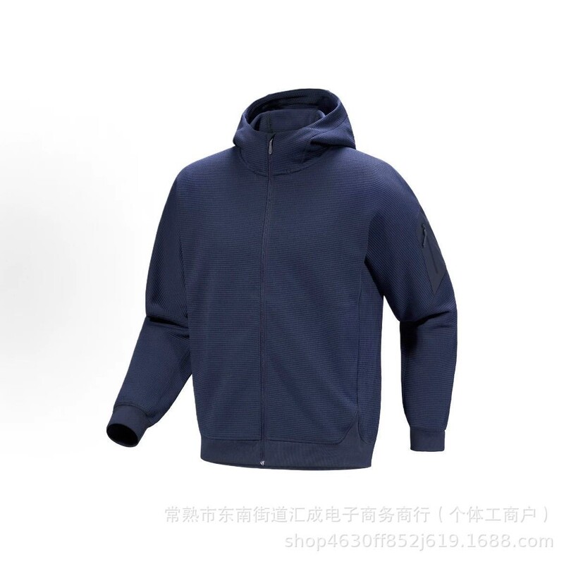 Niaojia Olera Waffle Weave 25Fw Jacket with Embroidered Logo, Windproof, Breathable, Warm, Comfortable, and Simple Design