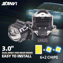SANVI LK82S 3��75�ߴ���6000K��������LED˫��͸�����ǰ�յ�