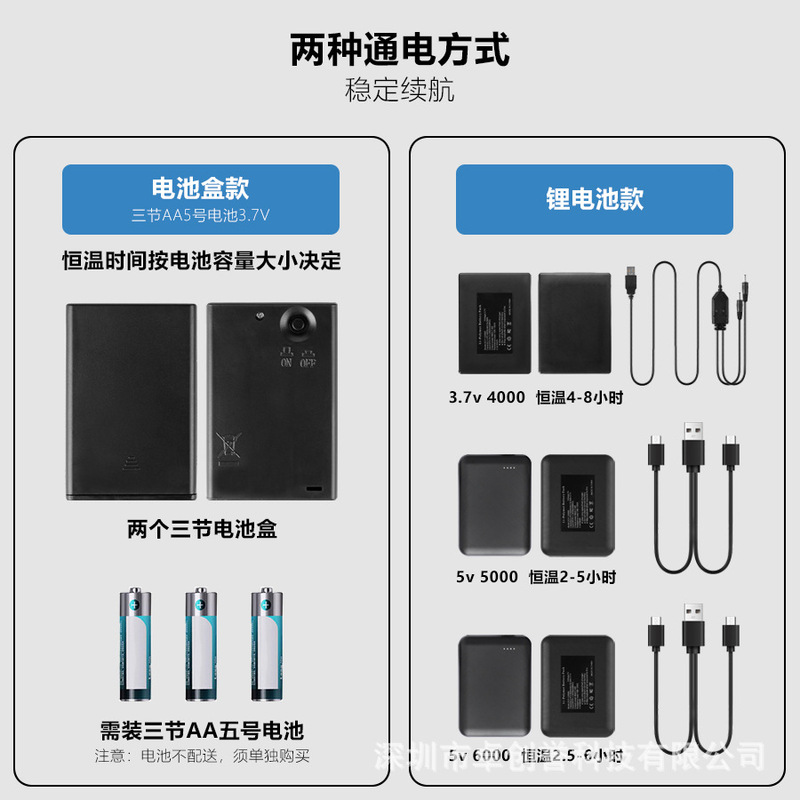 2025跨境专供电加热发热手套冬季骑行户外保暖可触屏滑雪垂钓保暖|undefined