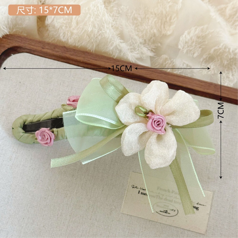 Super inmortal arco peonía flores clip lateral atmósfera bosque clip para el cabello clip para el cabello chicas fotos accesorios adornamientos para el cabello