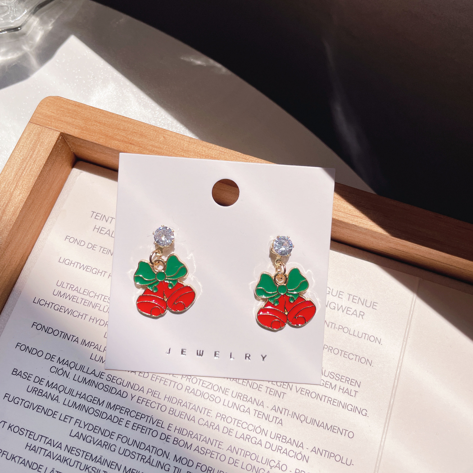 24g Weight Rhinestones Inlay Material Drop Earrings Classification 1 Pair Quantity Festival Occasion Alloy Material Christmas Festival Cartoon Character, Christmas Tree, Santa Claus Pattern Women's Gender Plating, Flakes Design Cartoon Style, Cute Style 1 Pair Christmas Cartoon Style Cute Cartoon Character Christmas Tree Santa Claus Plating Flakes Alloy Rhinestones Drop Earrings 11