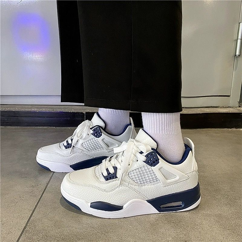 2024 primavera y verano nuevas zapatillas de aire en zapatillas transpirables para estudiantes de ocio con suela gruesa y alta tendencia de zapatos de carrera