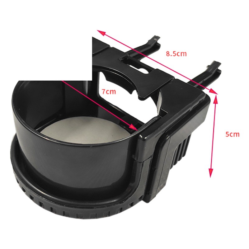 [Nuevo transfronterizo] Aire salida de aire acondicionado titular de la taza de agua del coche multifunción coche titular de la bebida del coche portavasos almacenamiento