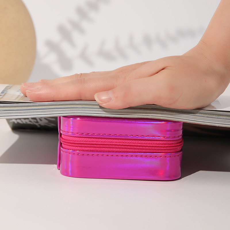 Simple Style Gradient Color Pu Leather Jewelry Boxes 1 Piece