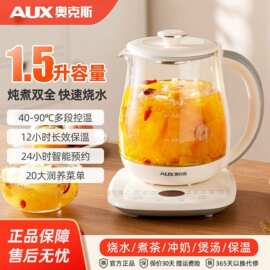 奥克.斯养生壶批发小型办公室煮茶器炖煮一体烧水家用多功能花茶