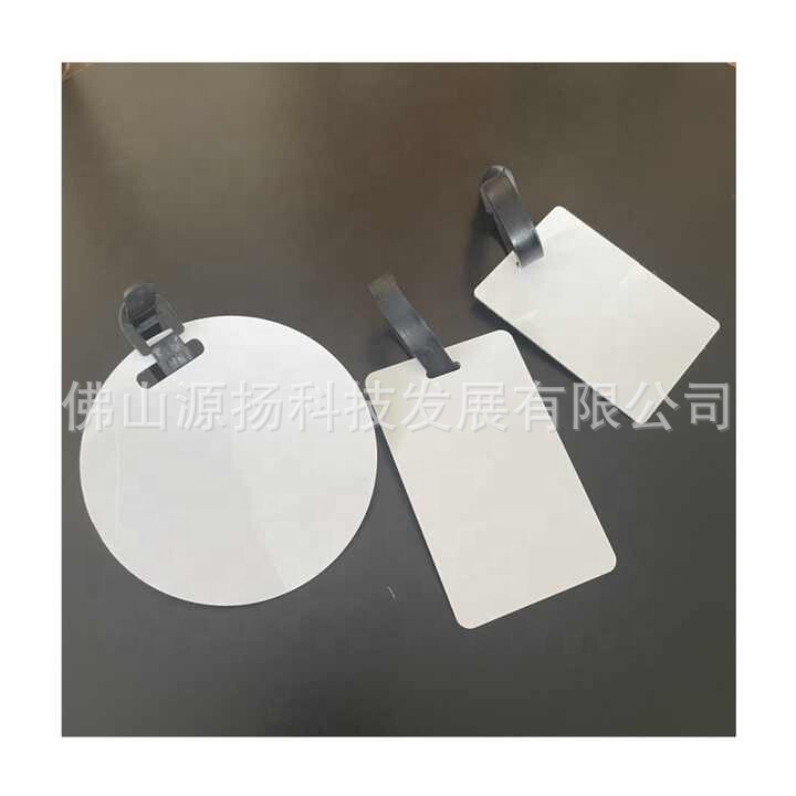 Thermal Transfer Luggage Tag Aluminum Plate Pendant Sublimation Blank DIY Photo Printing Trendy Anime Luggage Tag Aluminum Sheet Thermal Transfer Luggage Tag Aluminum Plate Pendant Sublimation Blank DIY Photo Printing Trendy Anime Luggage Tag Aluminum Sheet