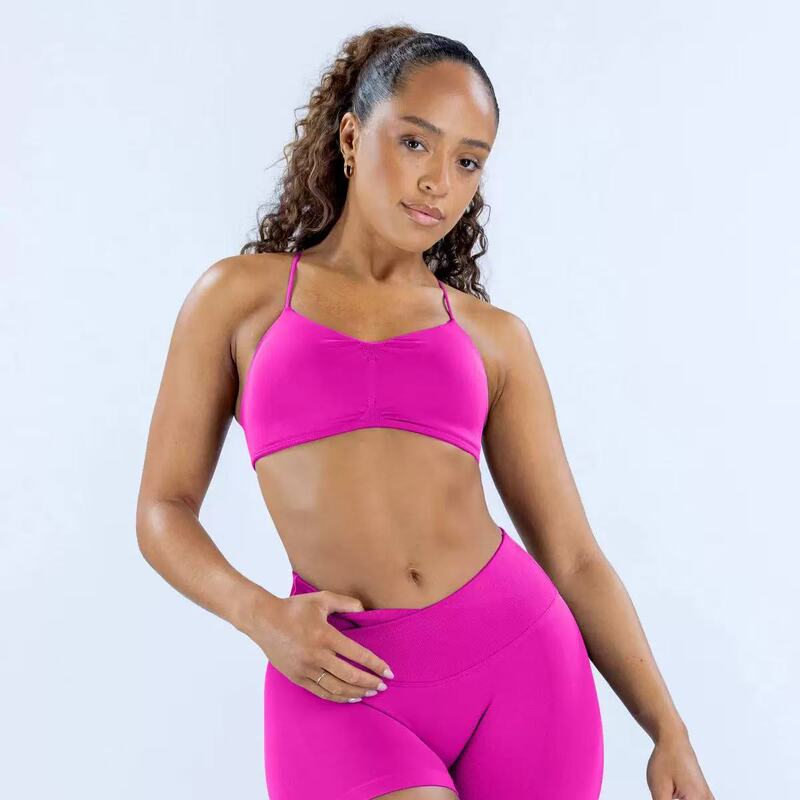 Cross-Border Seamless Sports Bra with Cross Straps and Beautiful Back Design for Women Vision Shrug