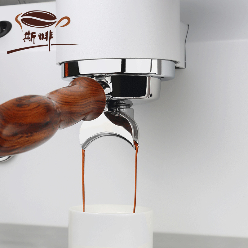 Máquina de café comercial de doble cabeza K535 italiana semiautomática multicaldera 12L café tienda de té con leche estable 9Bar