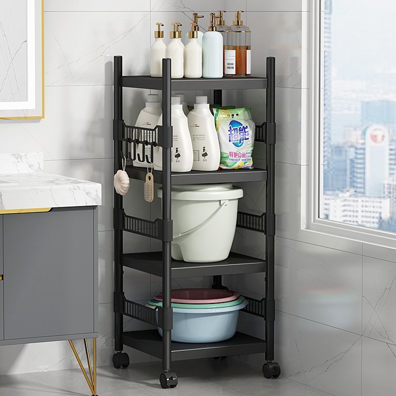 Toilet Storage Rack Bathroom Toilet Toilet Toilet Gap Storage Cabinet Punch-free Floor Storage Cabinet