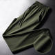 Youth mesh Ice Silk casual pants men's slim fit ankle-tied pants student sports pants youth large size quick-drying trousers