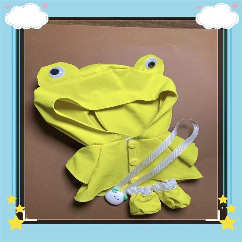 In-Stock Cheap Raincoat Set 20cm Clothes Cotton Doll Frog Version Dress-Up Doll High-Value Cute Doll Clothes In-Stock Cheap Raincoat Set 20cm Clothes Cotton Doll Frog Version Dress-Up Doll High-Value Cute Doll Clothes