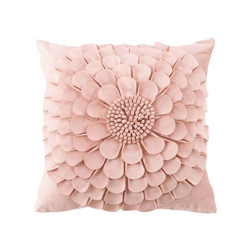 Nordic beauty light luxury ins style sunflower pillowcase Xiaohongshu internet celebrity flower pillow petal bedside cushion cover