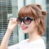 Fashionable sunglasses, trend glasses, flowered