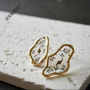 Clock Jewelry Hand Earrings Personalized Simple Fashion Hand Earrings
