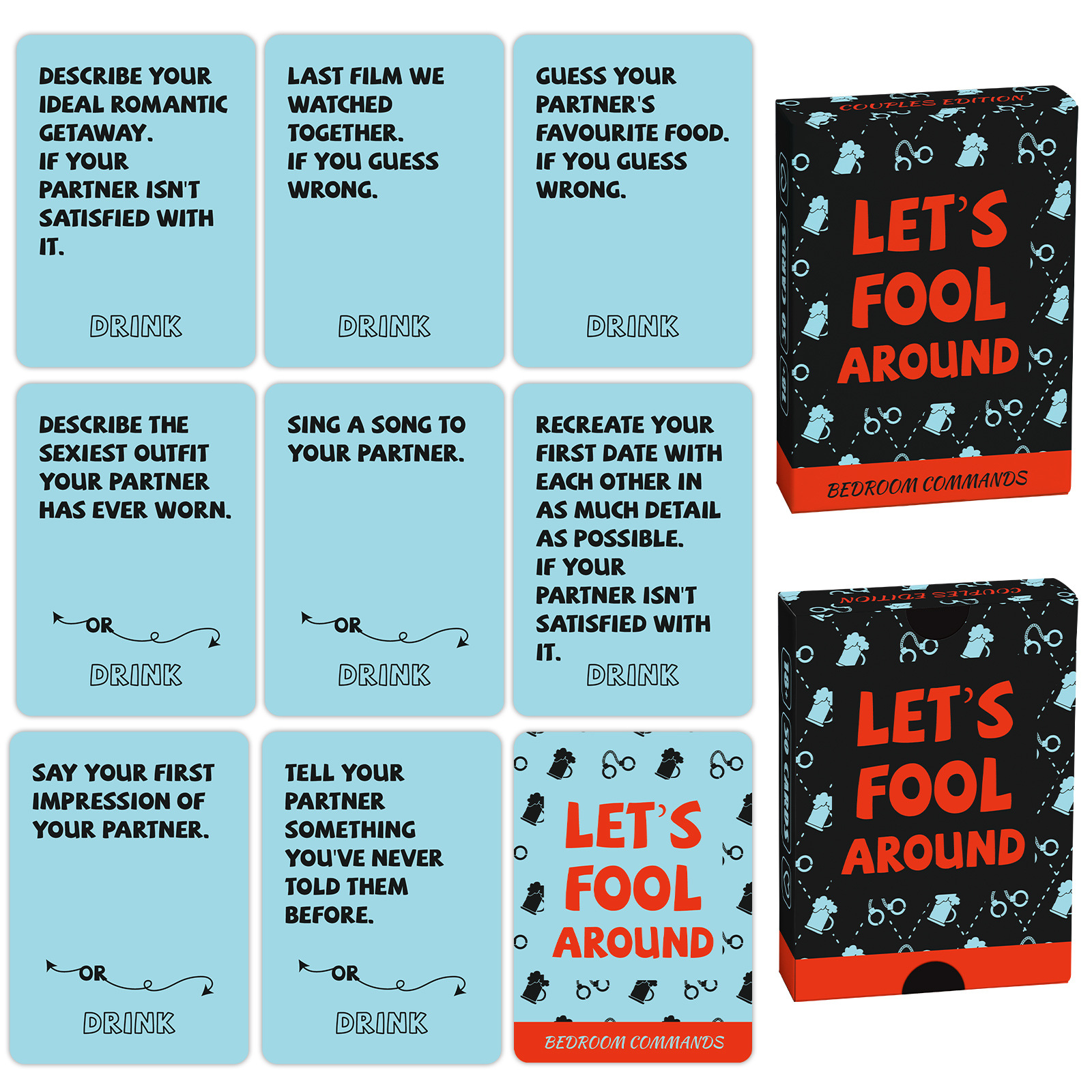 50 Couple Desktop Interactive Dialogue English Version Game Cards Cross-Border Bestseller_voghion.com