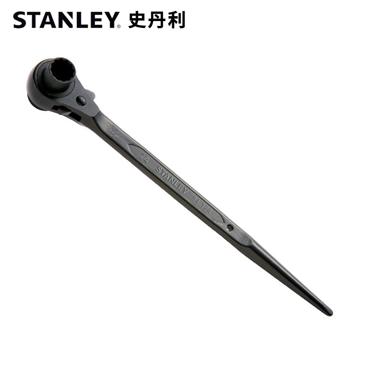 史丹利两用双向套筒 尖尾棘轮扳手 快速齿轮省力自动套筒