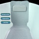 PVC Bathroom Bath Mat Non-Slip Anti-Drop-Resistant Bath with Suction Cup Household SPA Bath with Pillow Backrest Bath Mat